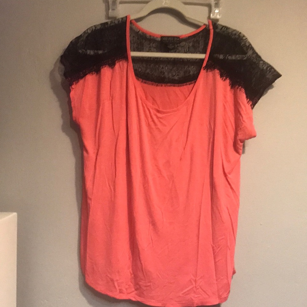 Forever 21 pink + lace top