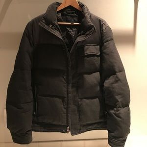 Men banana republic down jacket size M in grey