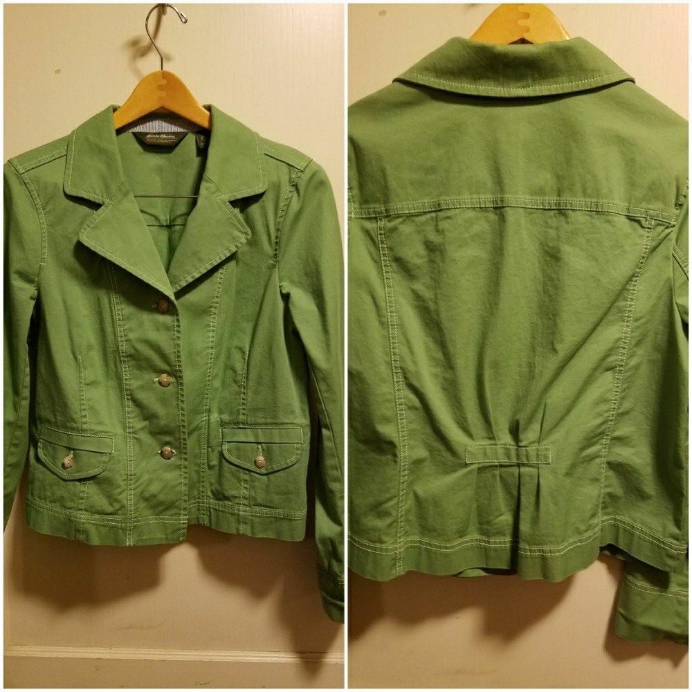 Fun Green Eddie Bauer Jacket! Worn twice!