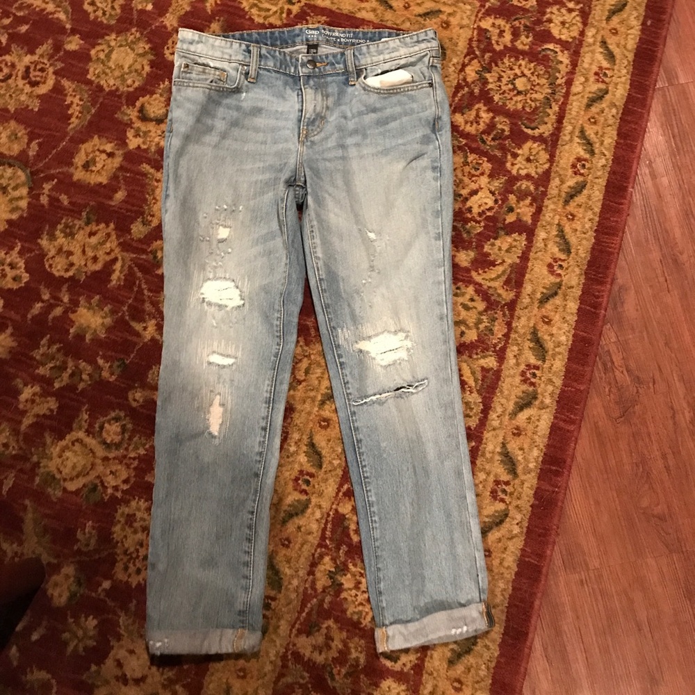 GAP Boyfriend Crop Jeans Sz 10