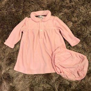 RALPH LAUREN Baby Girl Dress and Diaper Cover