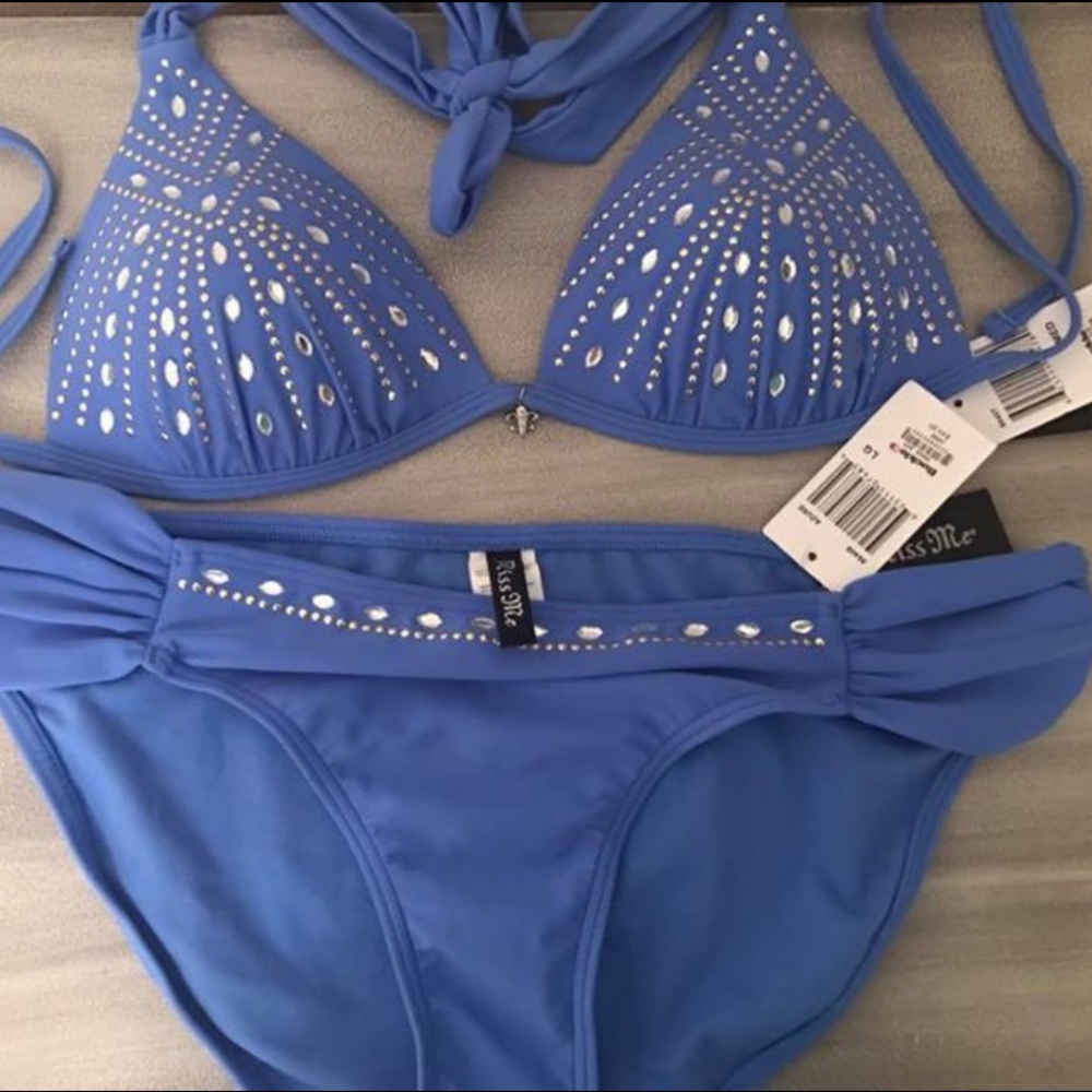 Miss Me Rhinestone Bikini