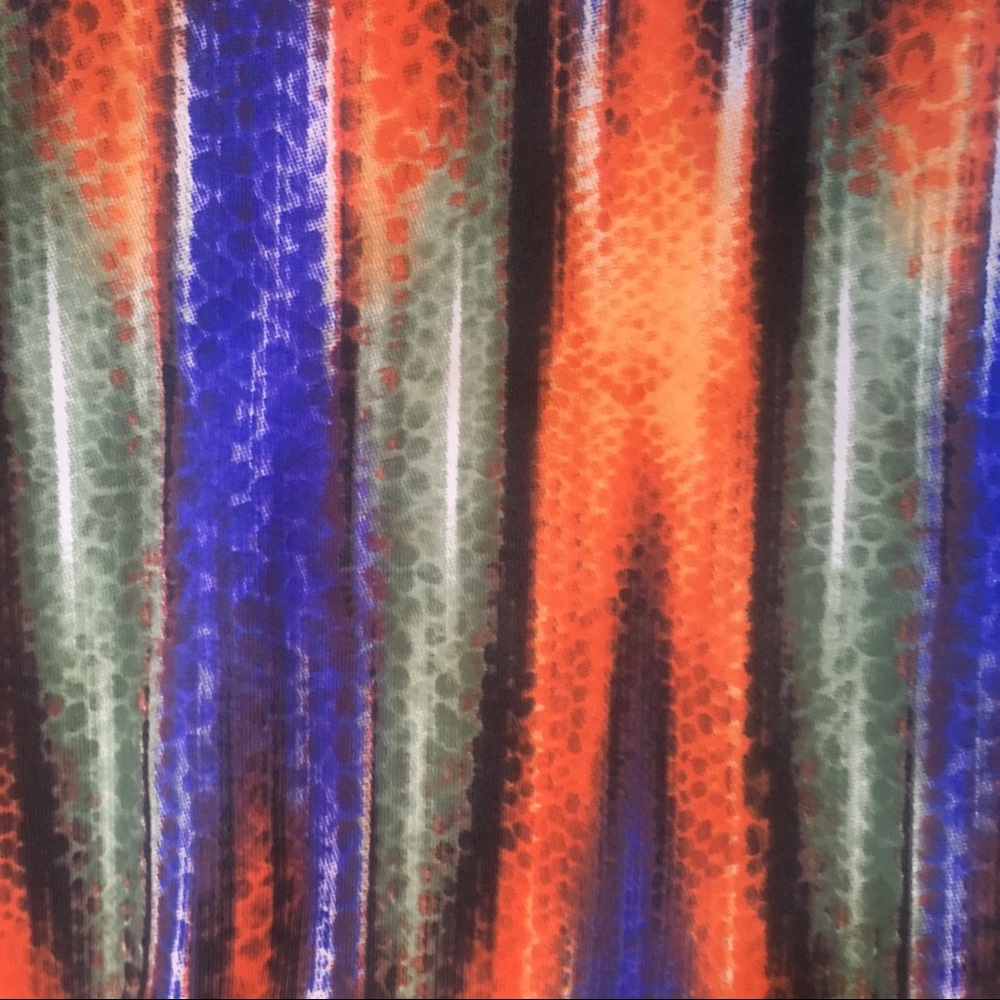 💜🧡💙 Abstract Pattern Leggings - Picture 2 of 8