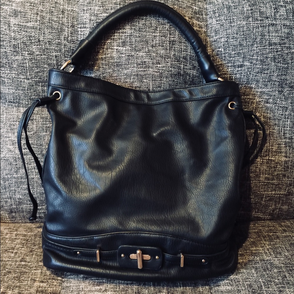 Black Satchel Handbag