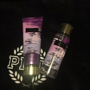 VS PINK love spell splash body lotion& mist NEW