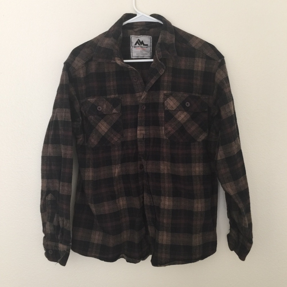Mtn Club LS Flannel - Lg