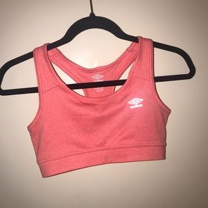 Umbro peach sports bra