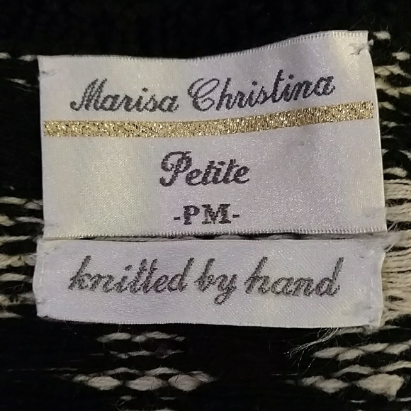 VTG 90s Handknitted Floral Sweater Vest M - EUC - Picture 7 of 7