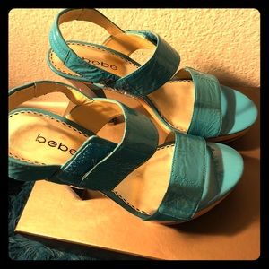 Bebe platform high heel shoes