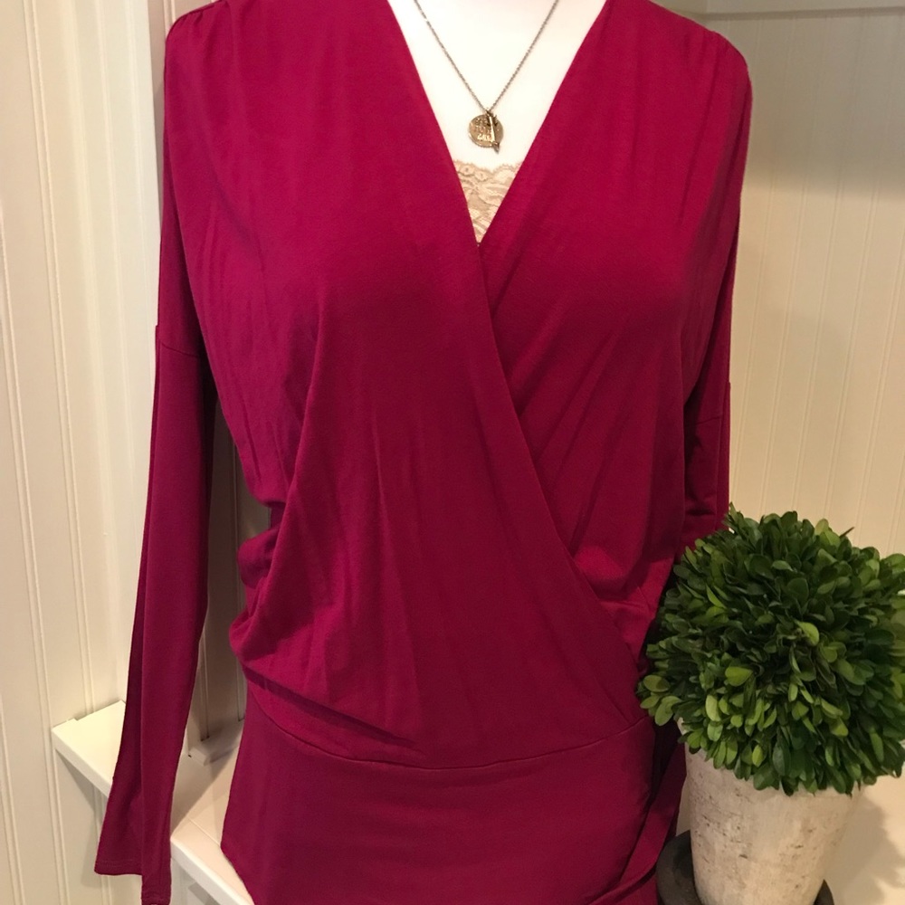 Michael Star berry colored top!