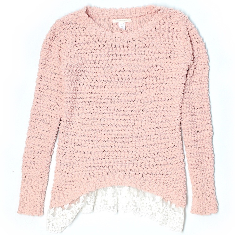 Pink long sweater