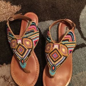 beaded sandals