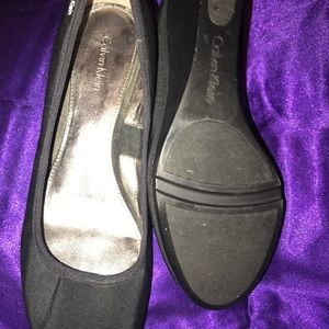 Calvin Klein Wedge Pep-Toe Professional Pumps