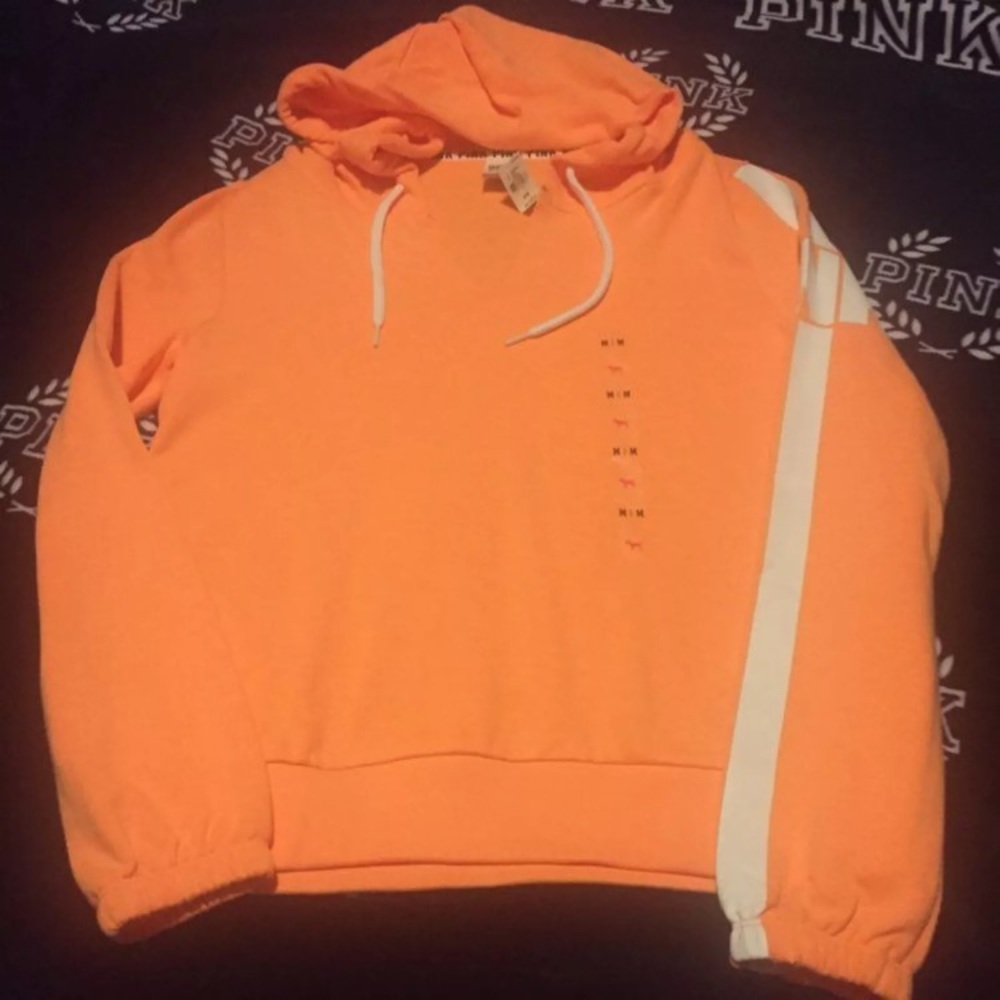 VS PINK split neck hoodie NWT (M)
