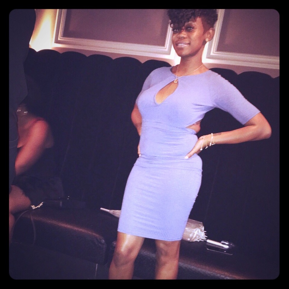 Blue dress