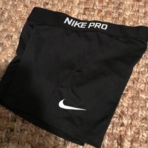 Nike pro spandex shorts