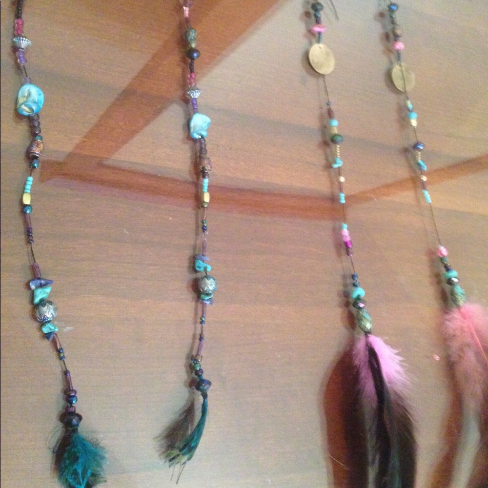 Hand-made earrings
