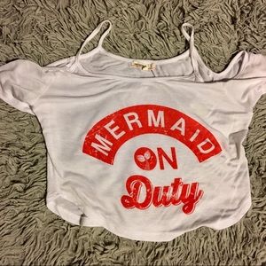 White Crop Top