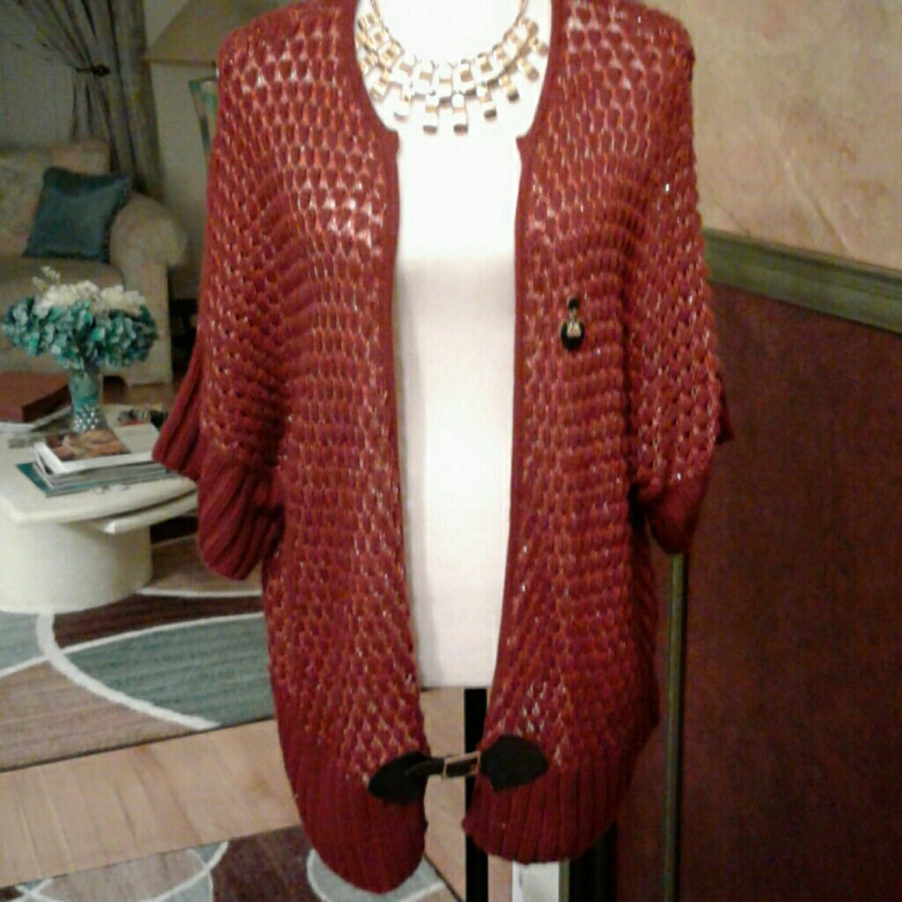 Rust colored light jacket