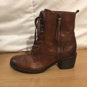 Brown Aldo Combat Boots