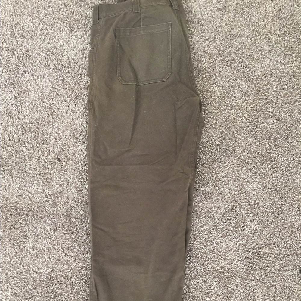 36Wx32L Arborwear Double Panel Brown Pants