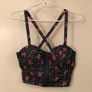 Floral Crop Top