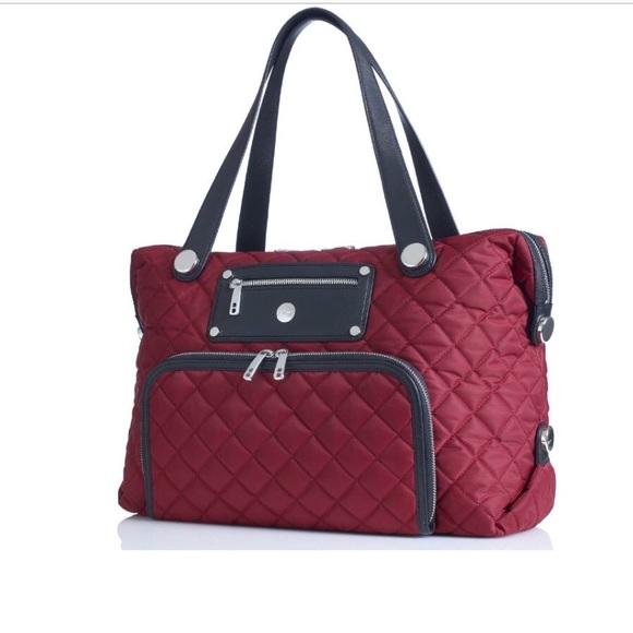 knomo quilted laptop bag