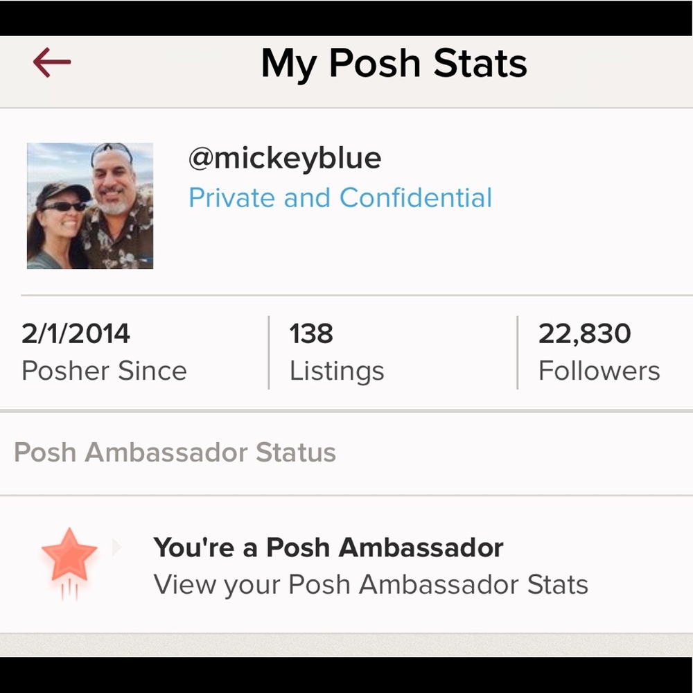 I reached the Posh Ambassador level  🎊🎉🎊🎉