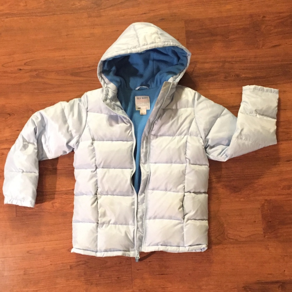 LIKE NEW Down Coat Old Navy sz L (girls)