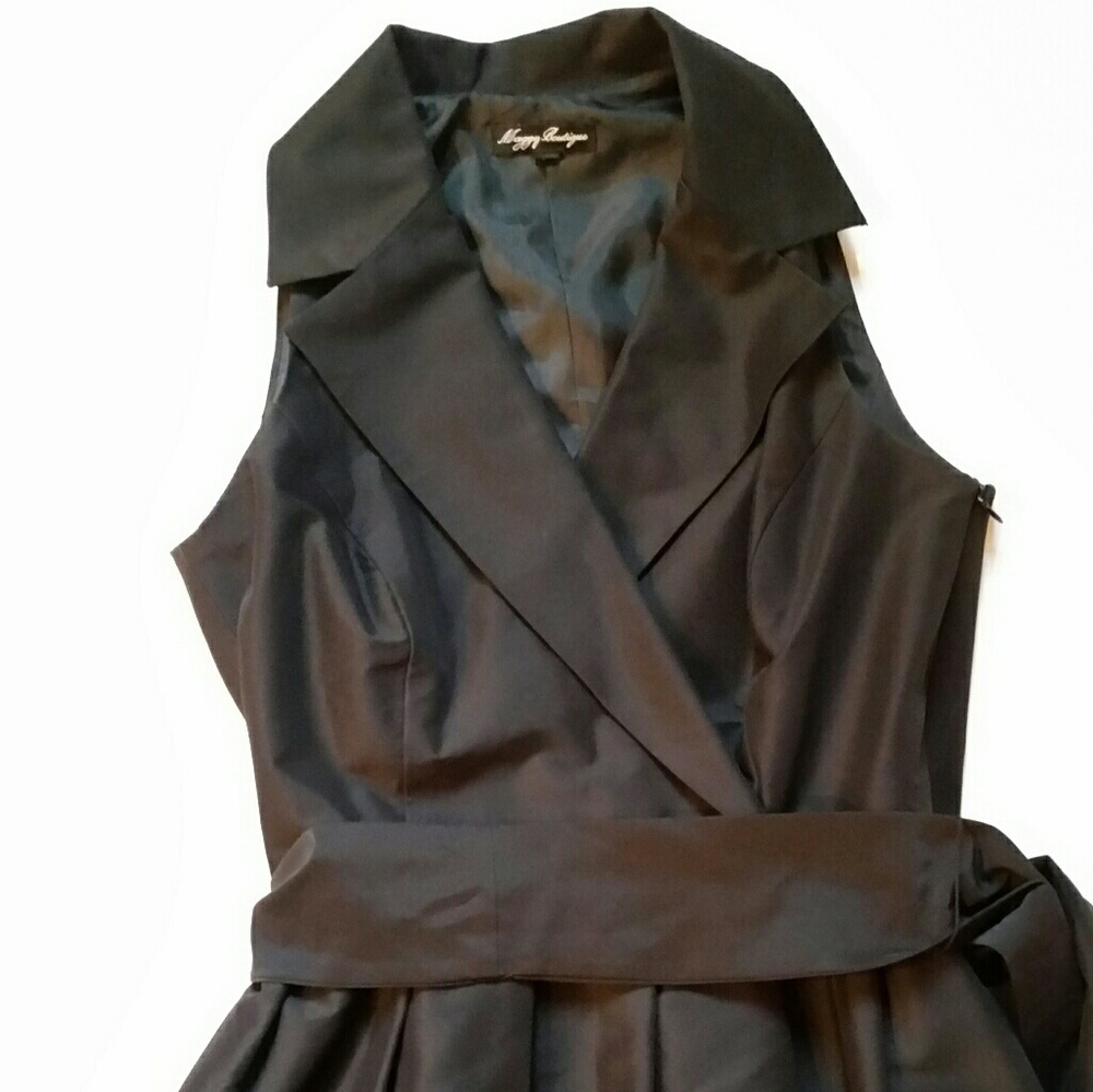 Elegant & Stylish Black Side Zipper Closure Dress