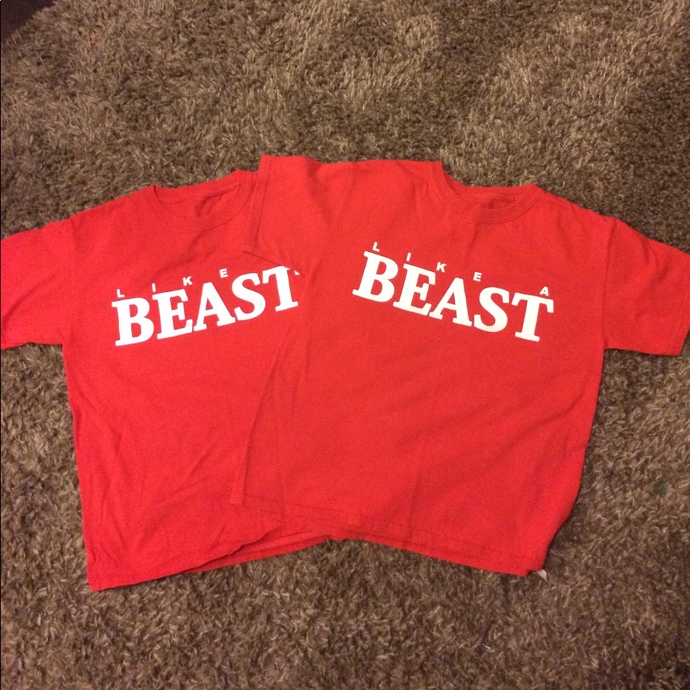 Two Boys Beast Tee shirt size med