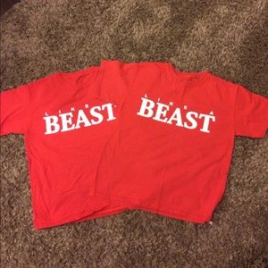 Two Boys Beast Tee shirt size med