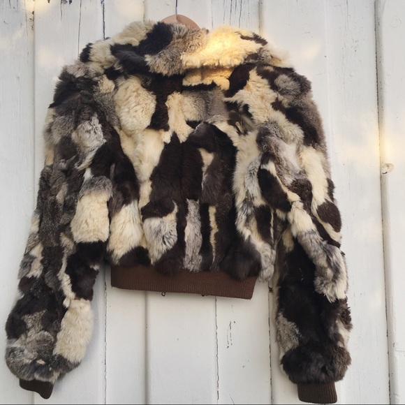 🛑SOLD🛑 Vintage Rabbit Fur Jacket - Picture 5 of 8