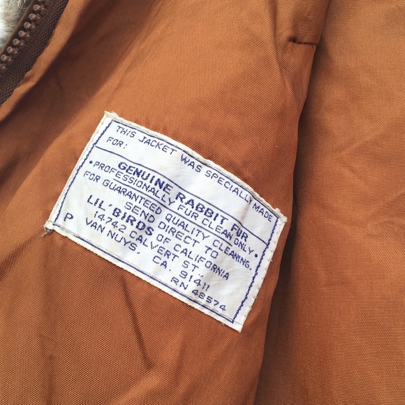 🛑SOLD🛑 Vintage Rabbit Fur Jacket - Picture 6 of 8