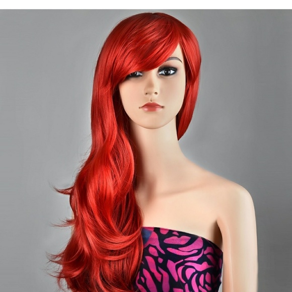 Dark Red Wig main image 4