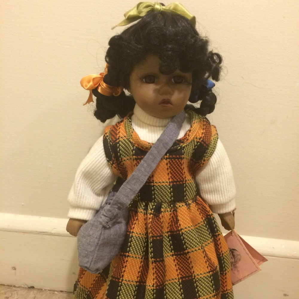 Traditional Collectable Porcelain Bisque Doll