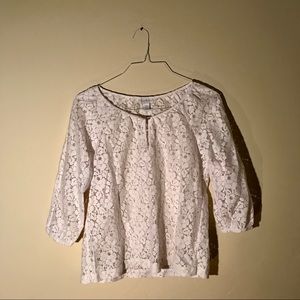 Women’s Lace White Blouse