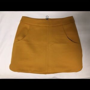 Zara Collection Mustard Yellow Skirt