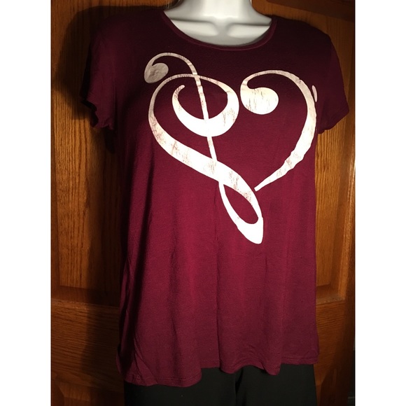 Musical note short sleeve tee - Picture 2 of 3