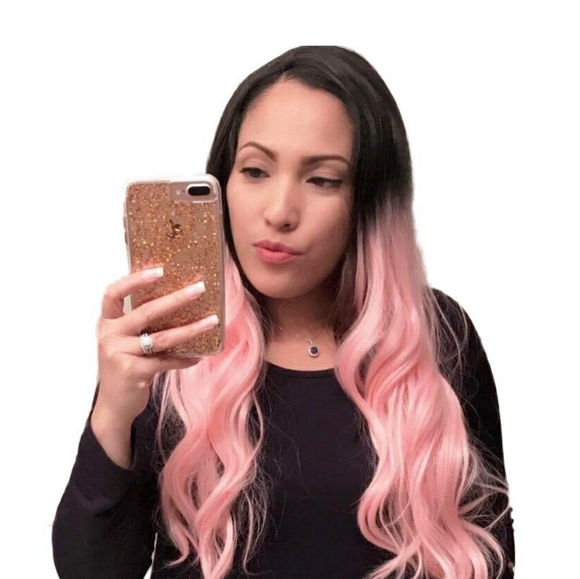 Ombre Pink Beauty Wig 26 inches main image 3