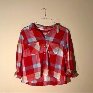 Women’s Light Flannel Button Down
