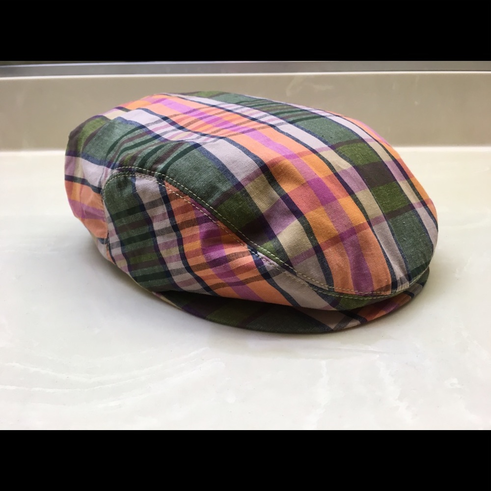 J.Crew Plaid Newsboy Cap