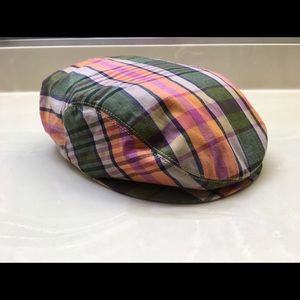 J.Crew Plaid Newsboy Cap