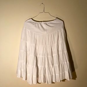 Women’s Long White Skirt
