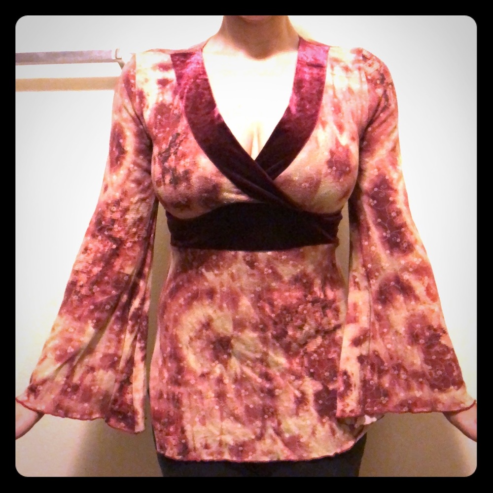 Vintage Bell Sleeve Blouse