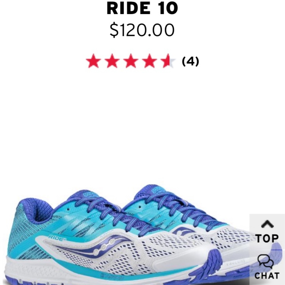 Saucony Ride 10 Sz 8.5