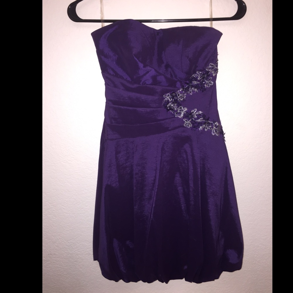 Dark purple dress