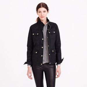 EUC J Crew Downtown Jacket Black Tall Small