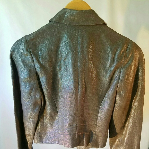 Theory crop sparkle jacket with zipper - Picture 3 of 3