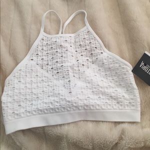 VS white sport bralette